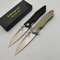 Eafengrow EF934 Folding D2 Blade G10 Pocket Survival Hunting Tactical Flipper Outdoor Camping Kitchen Rescue Gift EDC Knife