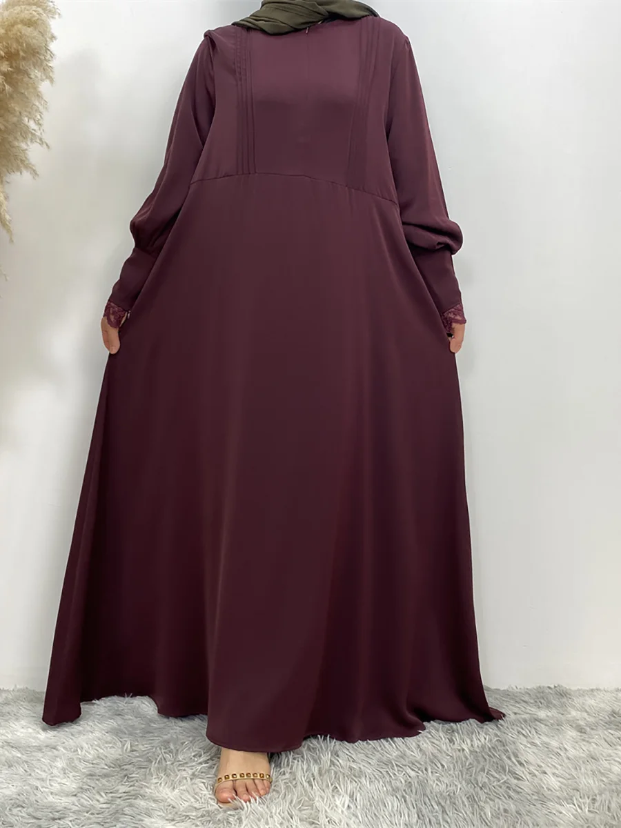 عباية تشاومينغ دبي Musulman De Mode فستان حجاب تركيا قفطان إسلامي ملابس إسلامية للنساء رداء متواضع قفطان ماروكين عيد 30
