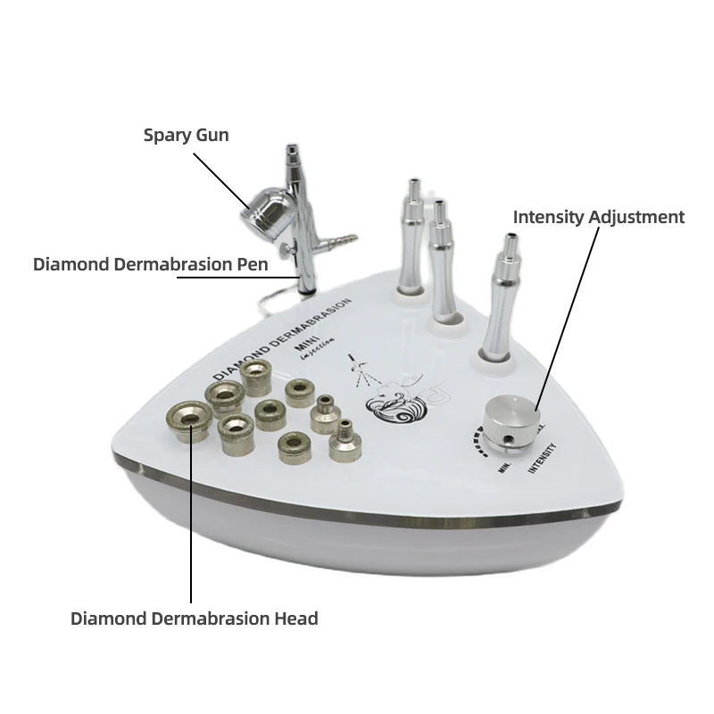 Diamond Microdermabrasion Beauty Machine Vacuum Face Lifting Massager Facial Clean Anti Wrinkle Skin Rejuvenation