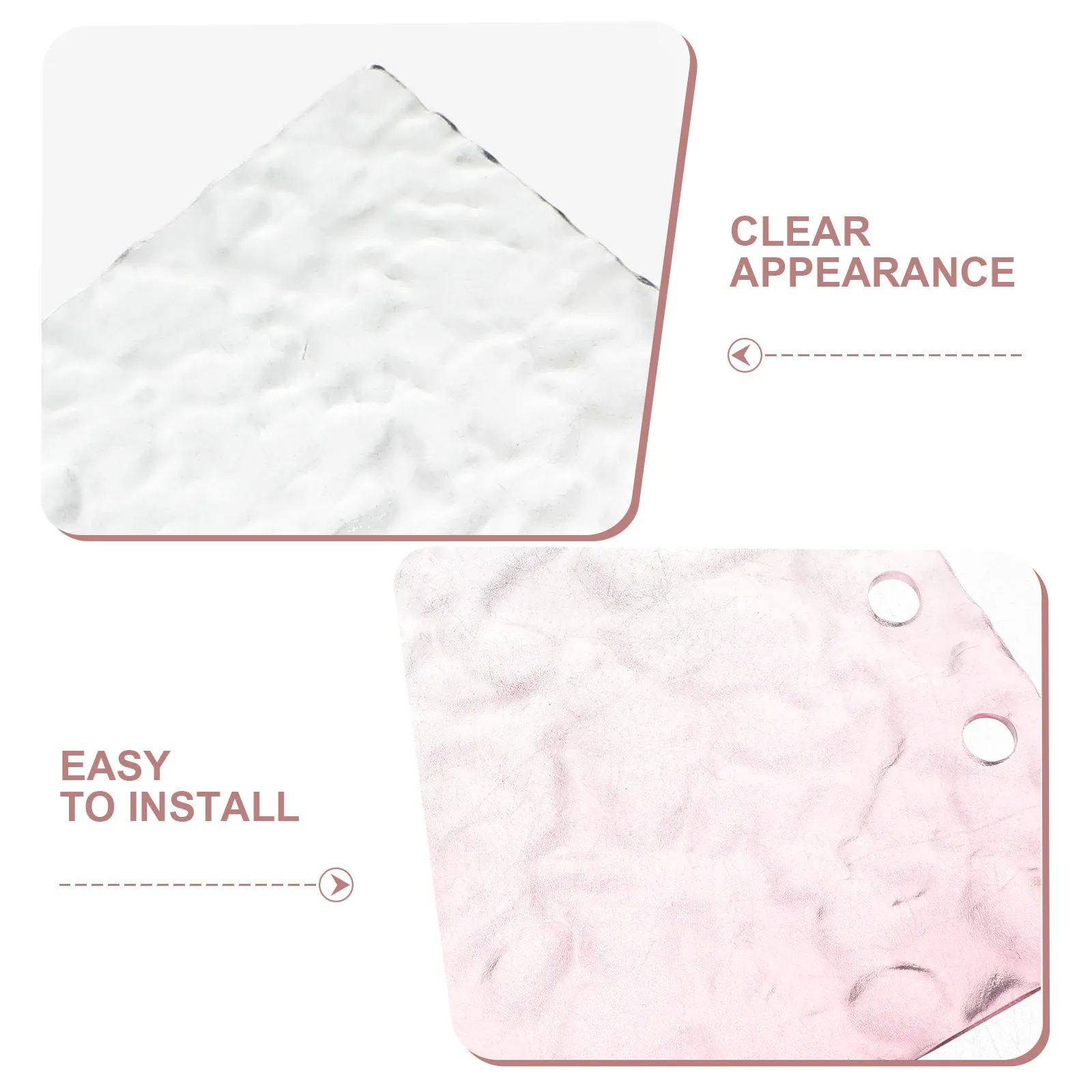 A6 Acrylic Binder Cover Pink Refillable Clear Planner Notebook Shell Reusable Loose Leaf Journal Budget Organizer Stationery view 2