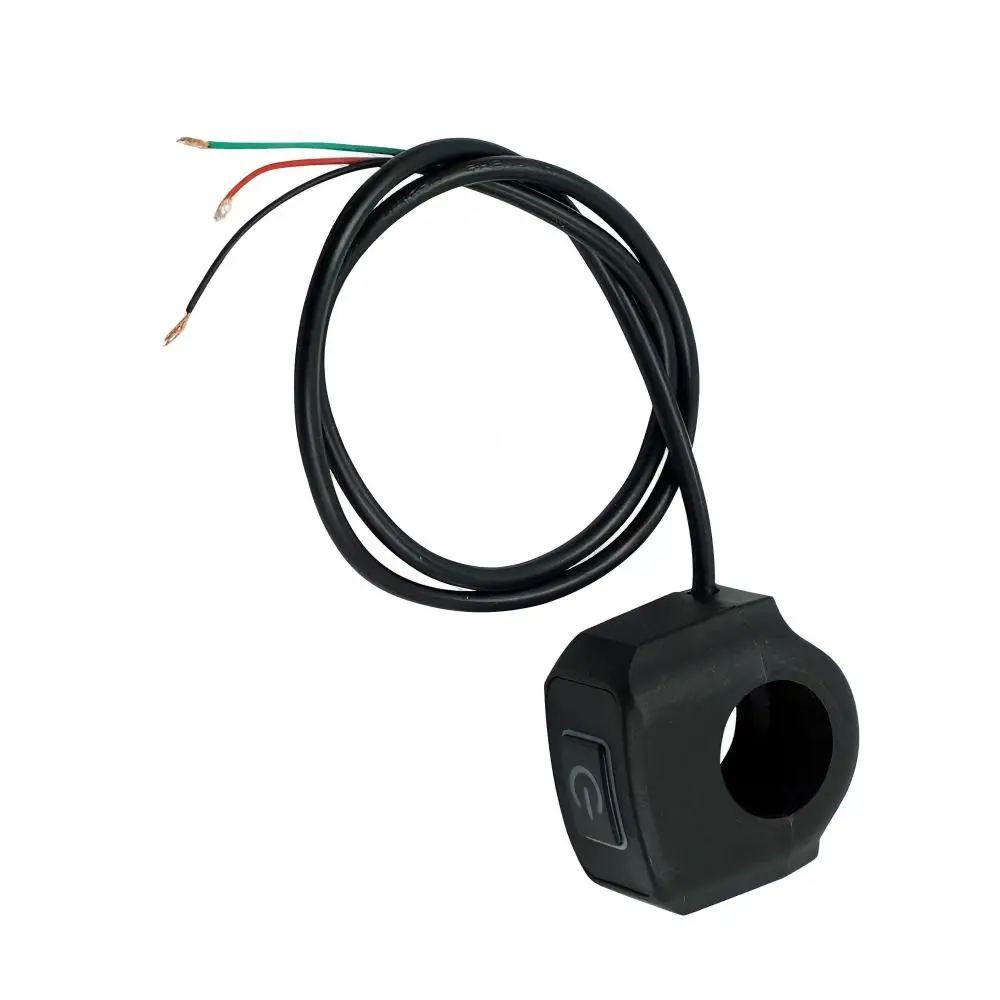 Motorrad-Schalter für Scheinwerfer und Hupe, Modifizierter Steuerschalter mit LED-Licht für Lenker-Montage, EIN/AUS-Taste, Lenker-Zubehör