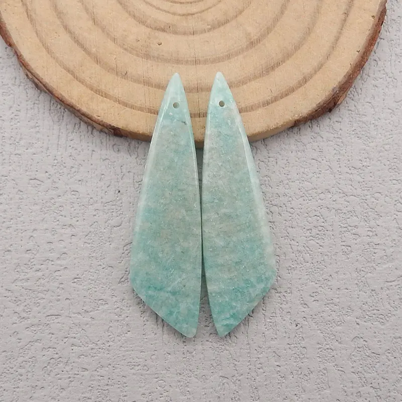 Natural Amazonite Earring Bead,Birthday Gift,Women's Jewelry Accessories Charm Personalizable