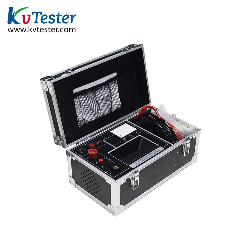 Large Touching Screen 100A 200A CRM Switch Loop Test Kit Microhm Meter Contact Resistance Tester