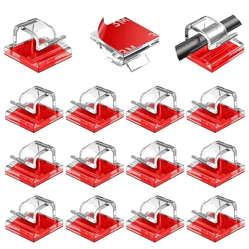 Cable Clearance Fixed Wire Conduit Wire Organizer and Cables Clips Clip Guide Organiser Cord Fixing Wiring Accessories Equipment