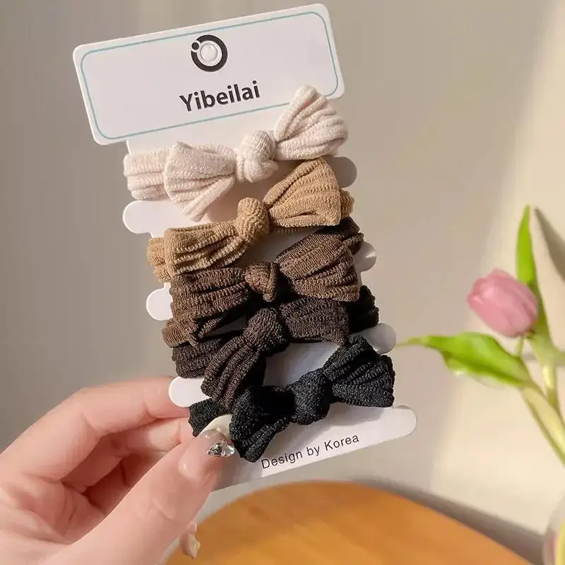 Рисунок 5 - простые резинки для волос с бантом