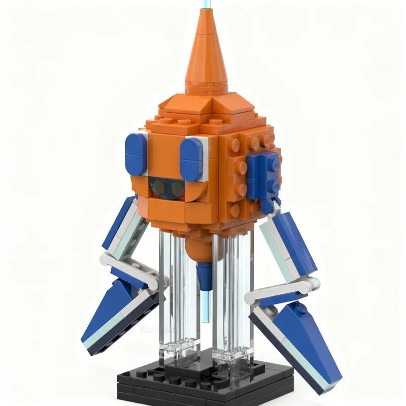 135pcs MOC Rotom Standard Form Pok Mon Collectible Building Blocks Assembly Model Collector Kit Challenge XL Toy Gift For Fans
