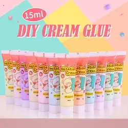 15ml Cream Glue Diy Mobile Phone Material Homemade Hairpin Goo Card Resin Box Accessories Stationery A4x7