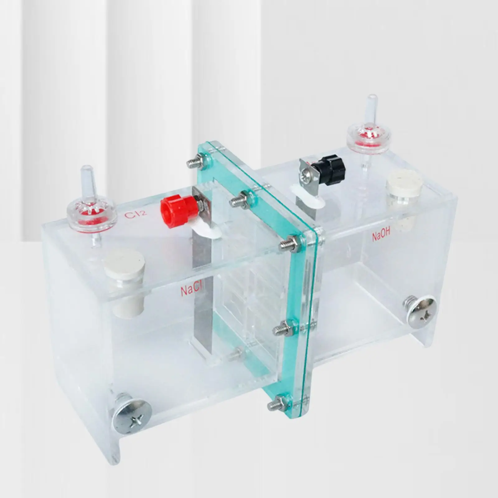 

Electrolyzer Demonstrator Ion Exchange Membrane Easy to Use Stem Tool Titanium Electrode Equipment for Classroom Teacher Teens