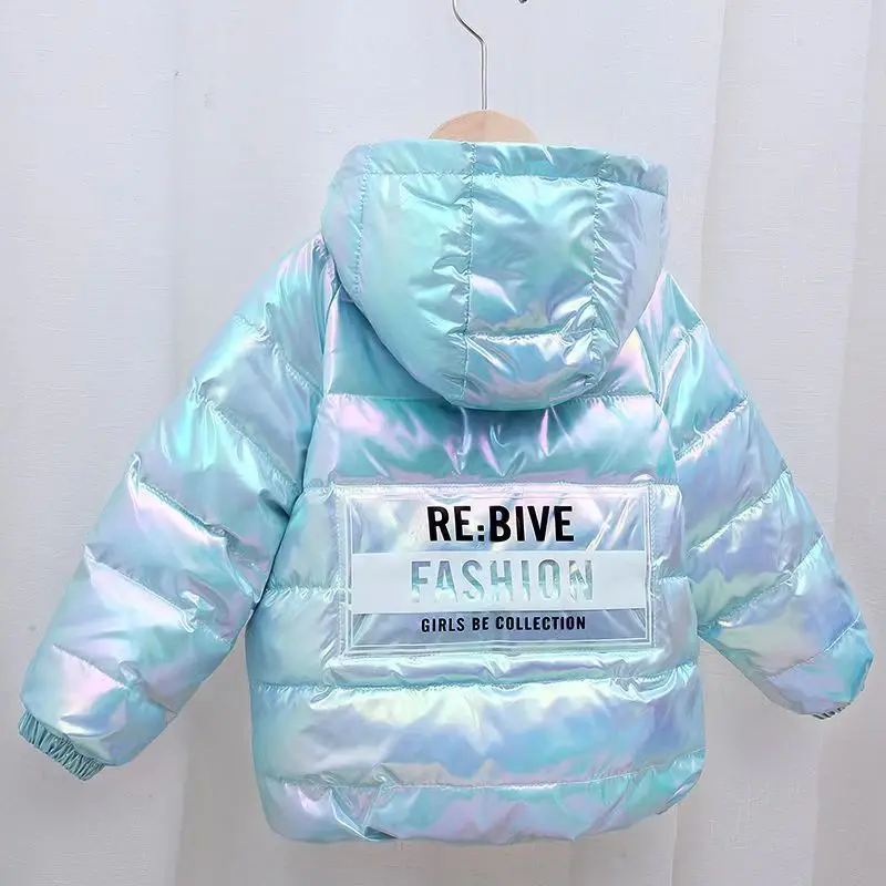 Childrens Down Cotton Jacket Boys And Girls Baby Cotton Jacket 2023 New Winter Cotton Jacket Childrens Thickened Coat Kids