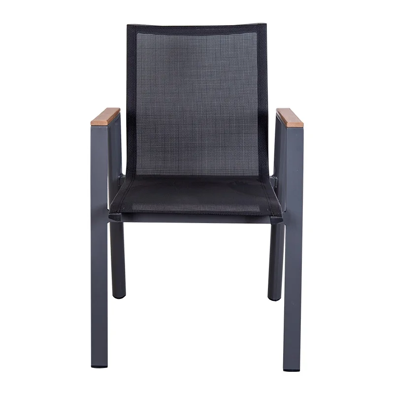 Outdoor B & B tables and chairs Leisure outdoor terrace Outdoor three-piece combination chair yard Rooftop garden Retractable co