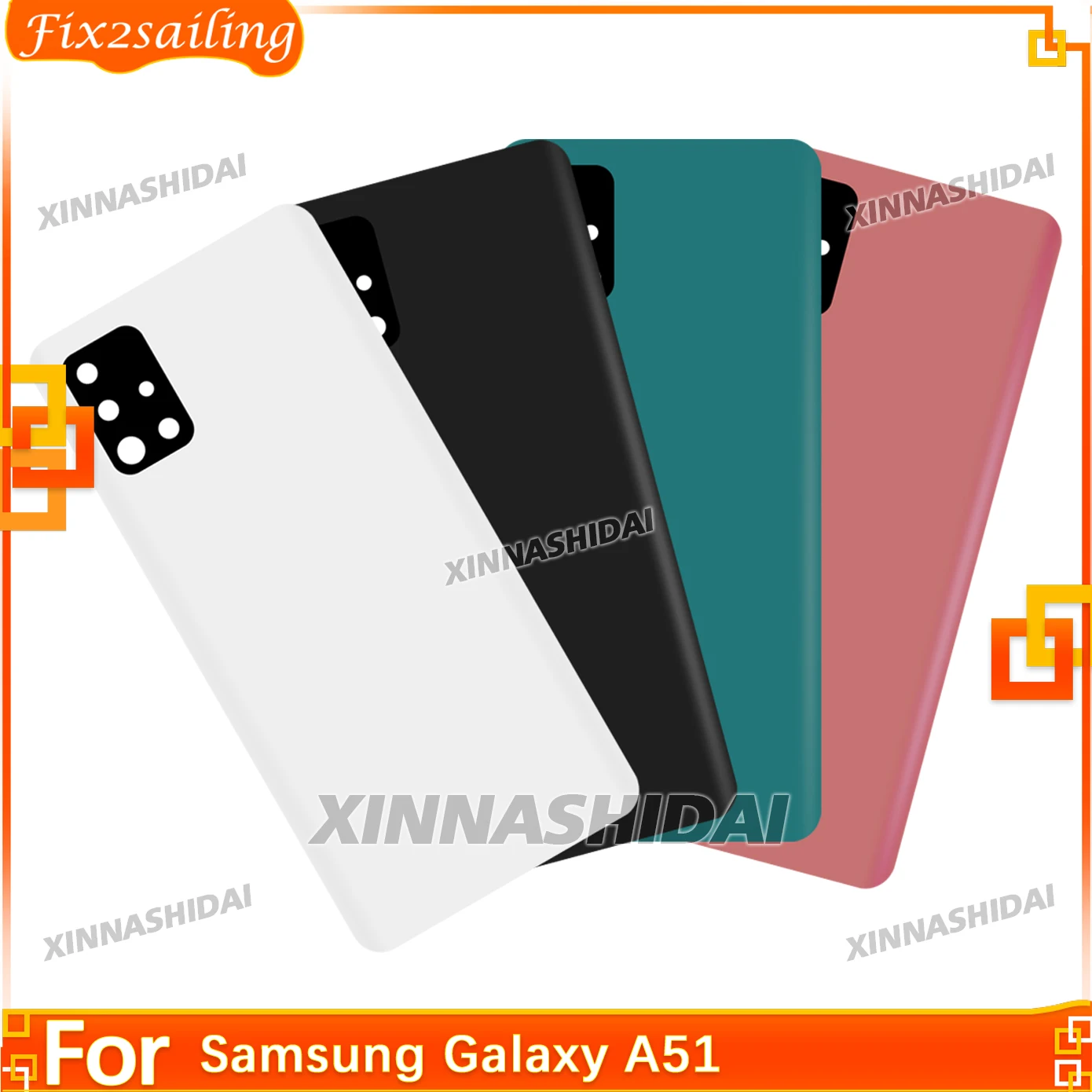 Handy Batterie Abdeckung Zurück Gehäuse Für Samsung Galaxy A51 100% Neue Schutzhülle Batterie Fall Zurück Abdeckung Für Samsung Galaxy A51