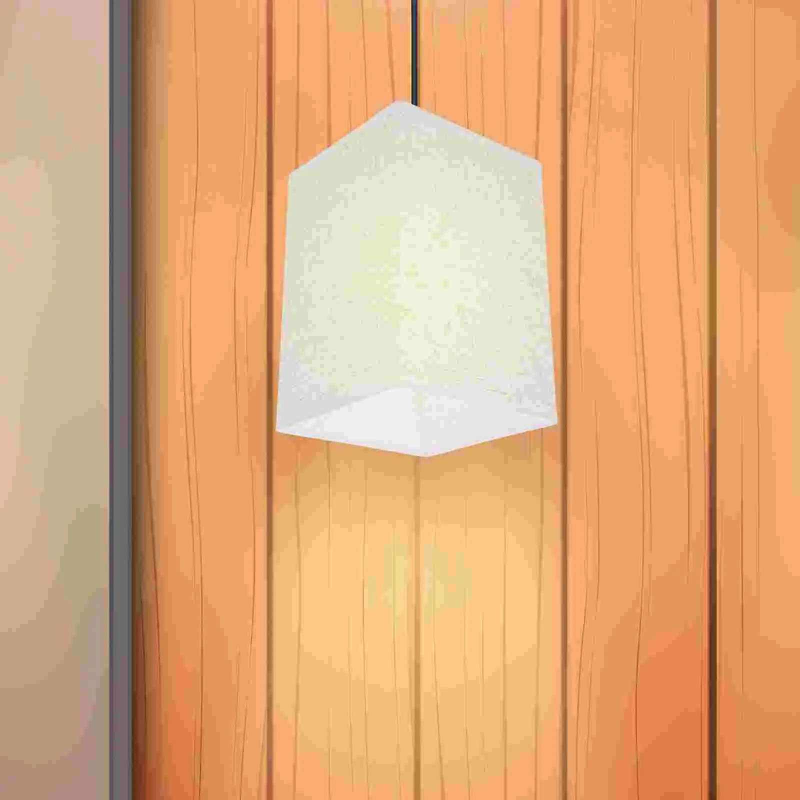 

2 Pcs Square Linen Lampshade Home Desk Light Cover Replacement Fabric Shade for Bedroom Office Table Lamp Dust Protector Soft
