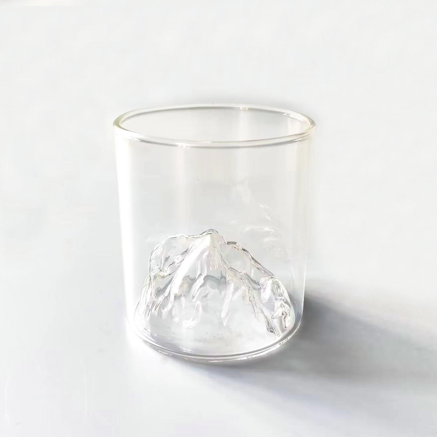 

NCYP Crystal Mountain Whiskey Glasses,Old Fashioned Glasses, Borosilicate Glass,Tea Cups, Cocktails or Tea Cup Coffee Mug