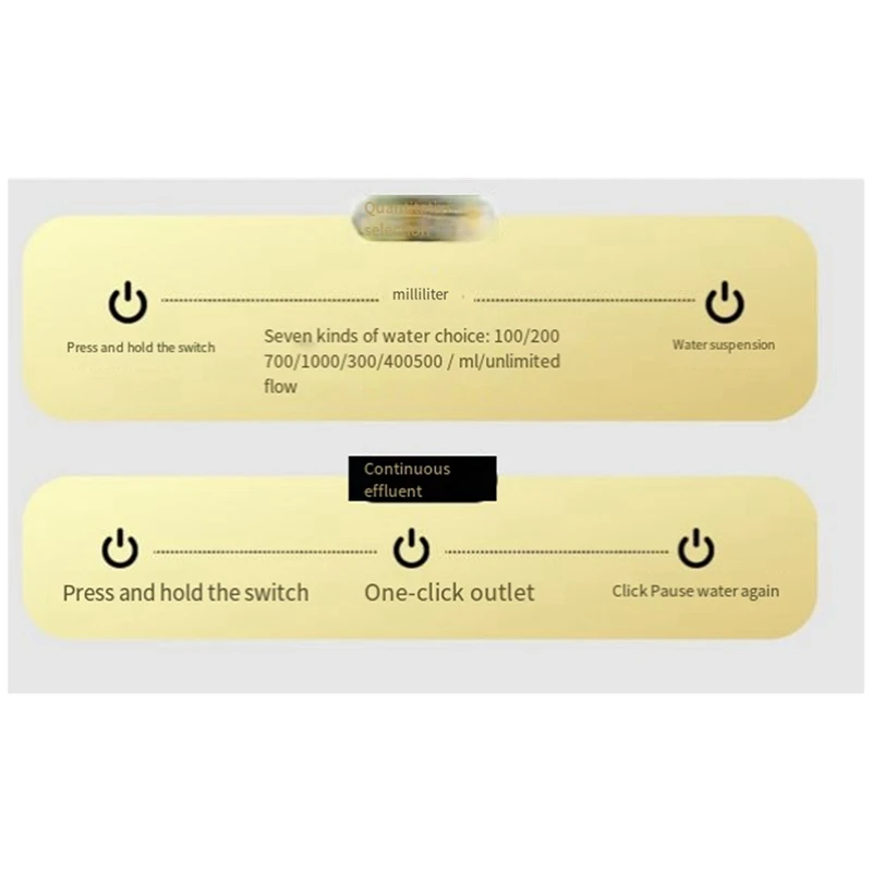 スマートデスクトップウォーターポンプ,タイプc,6レベルの液体ポンプ,白色,耐久性,使いやすい