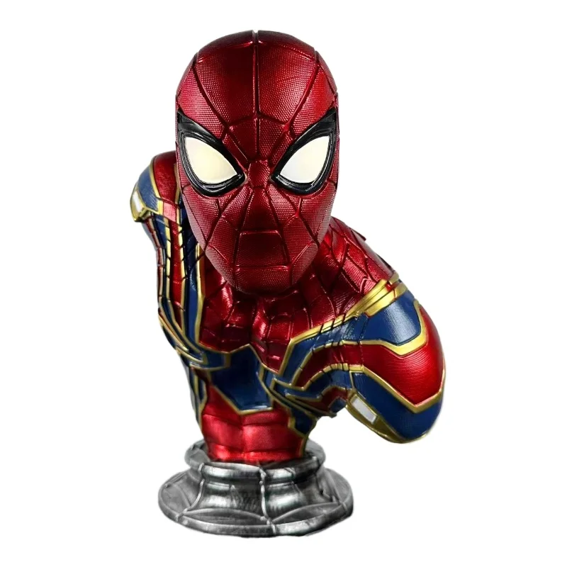 Figura de película The Avengers de 36cm, modelo de resina periférica de Spider-Man, adornos de decoración de escritorio, juguete de regalo de Navidad para niños