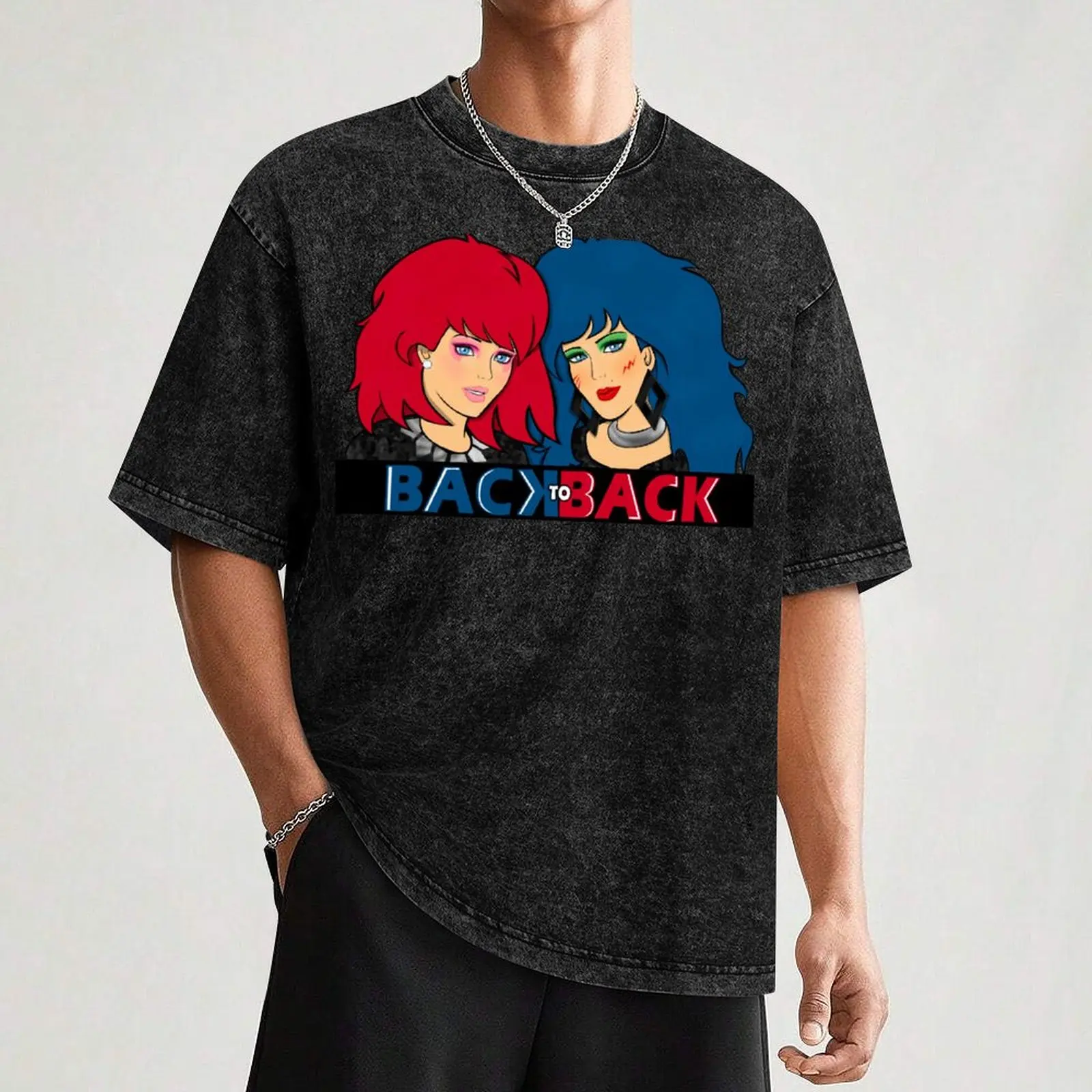 Kimber and Stormer - Back to Back T-Shirt oversized graphic tee vintage t shirts vintage clothes plain white t shirts men image 3