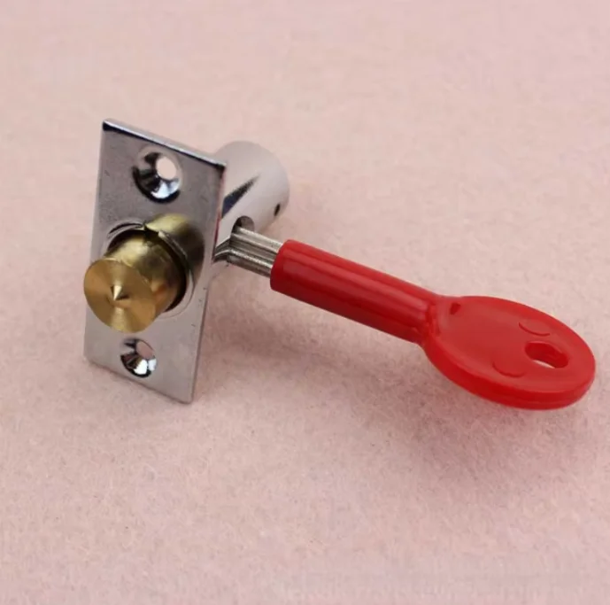 Invisible Stainless Steel Mortise Door Lock Fire Escape Aisle Furniture Hardware Accessory Pipe Lock