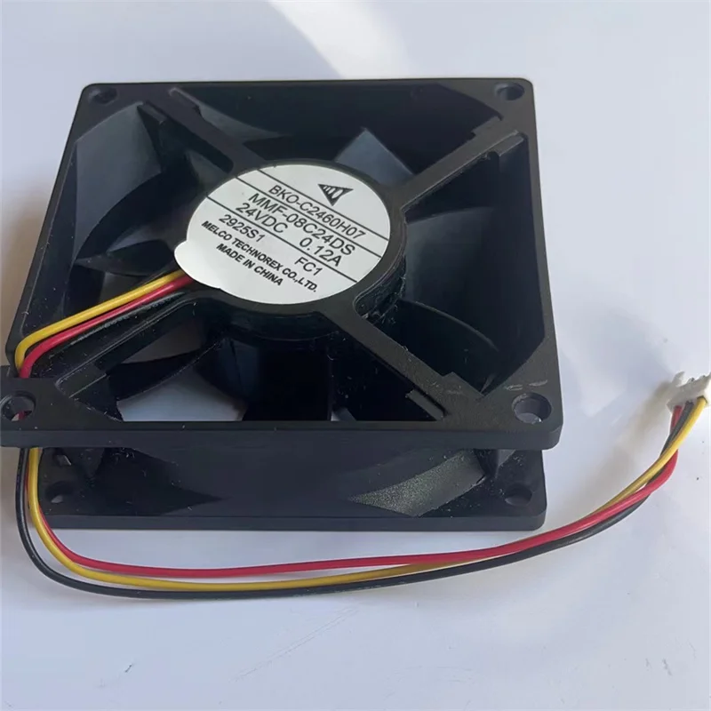 80mm fan MMF-08C24DS-FC1 BKO-C2460H07 8CM 24V 0.12A 8025  inverter cooling fan