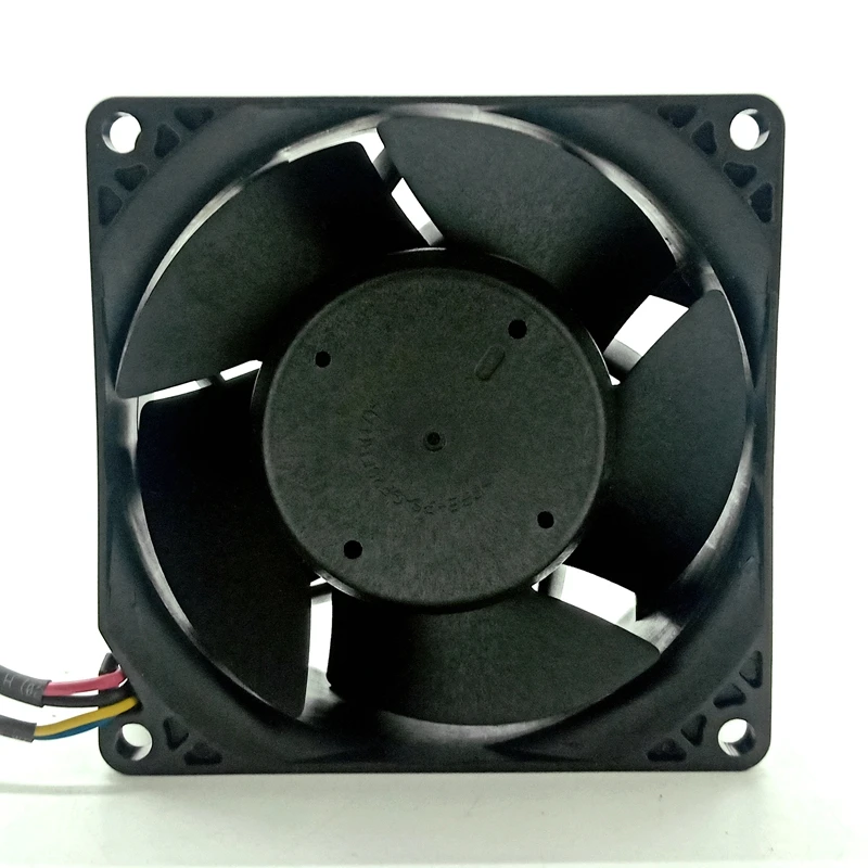 THB0812BE DC 12V High Speed Air Flow CFM Powerful Cooling Fan,80X80X38mm Dual Ball Bearing For Miner GPU Cooler