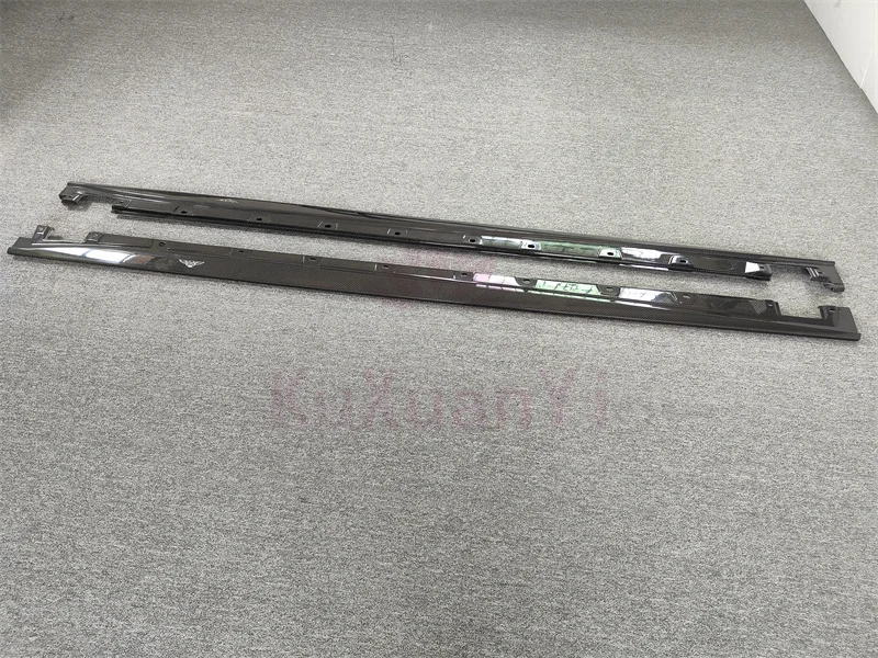 

20-23 For Bentley Flying Spur Upgraded Carbon Fiber W12 Style Side Skirt Body Kit