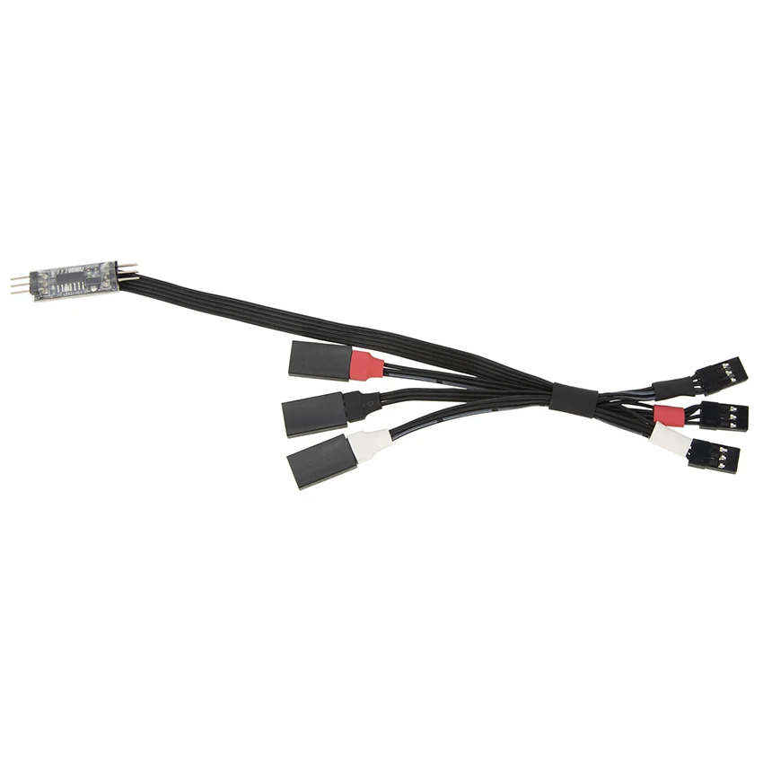 RC Car 4WS Four Wheel Steering Control Line Panel Servo Control Cable for SCX24 TRX4M scx10 RC Crawler