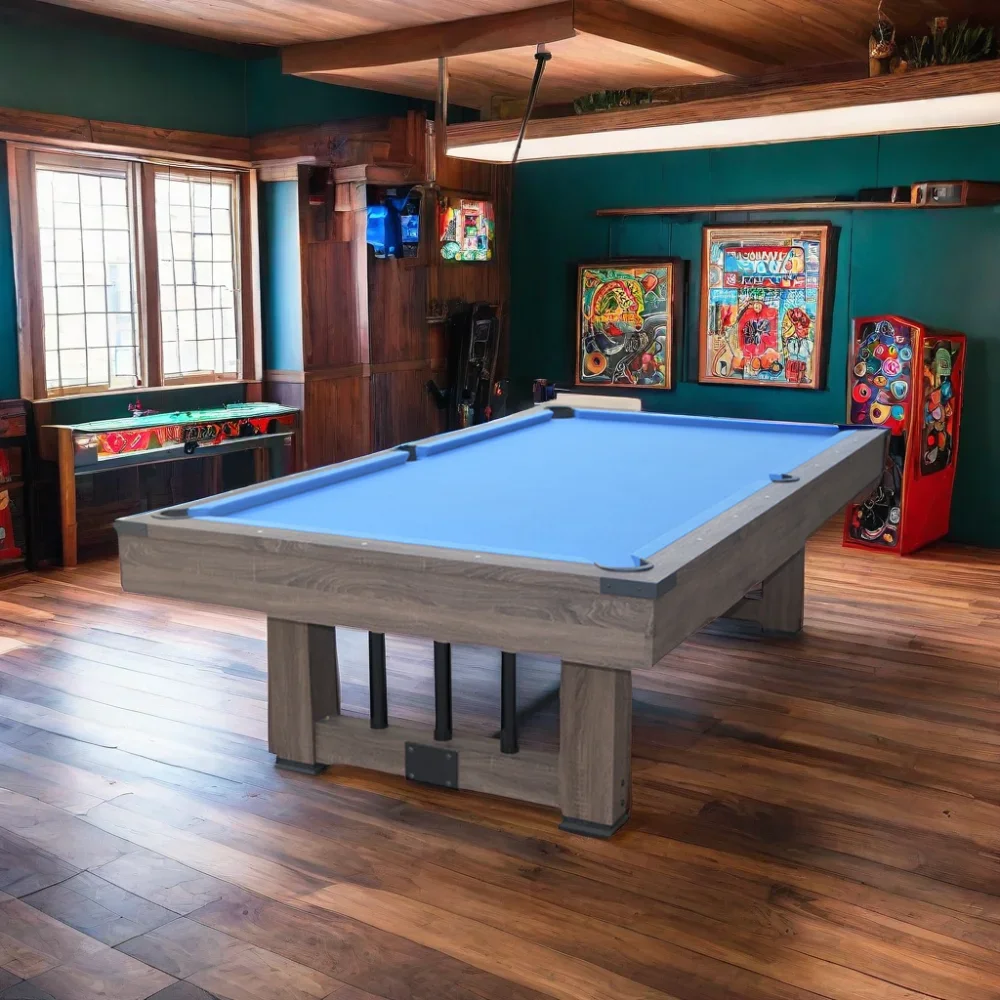 

BC-15 Slate Cushion Solid Wood Legs Billiard Table Cue Stick Dinner Table Pool Table billiard 8ft