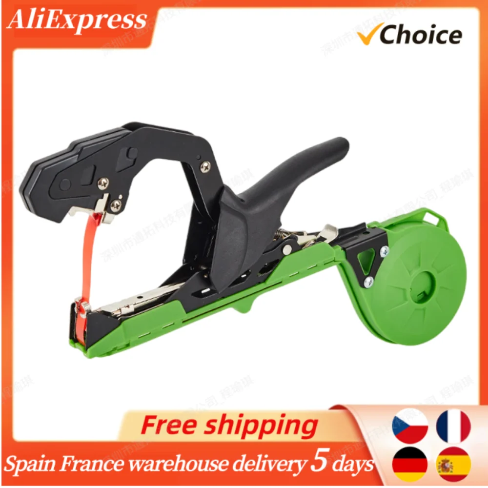 Portable Garden Plant Branch Binding Machine Plants Branches Hand Tying Tool Home Plants Tape Tool Tying Machine Tapener Tapes