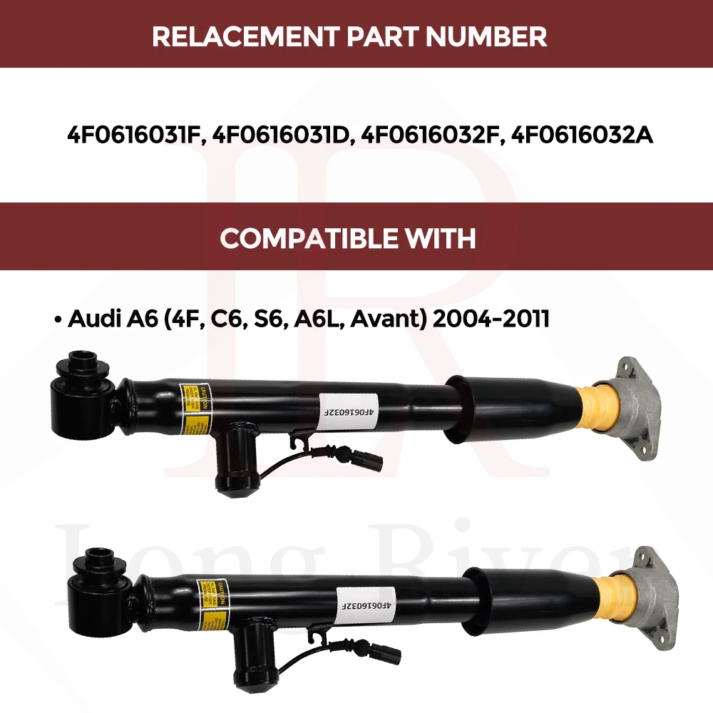 Air Ride Suspension Car Rear Shock Absorber Assembly 4F0616031F 4F0616032A for Audi A6 4F C6 S6 A6L Avant 2004-2011