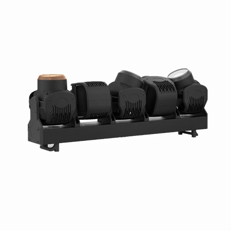 High-power 5 120W LED full-color tornado point-controlled shaking head matrix lights