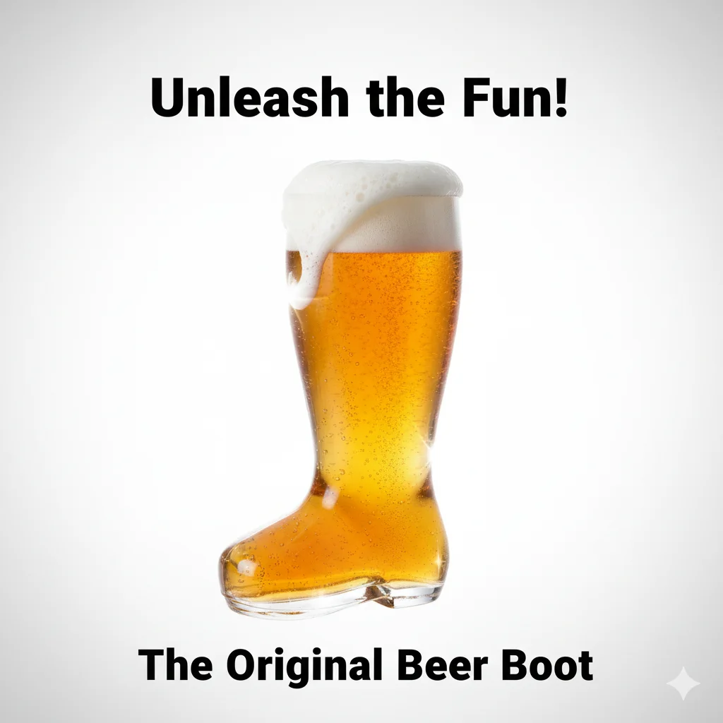 

Large Capacity Boot Shaped Beer Glass Cup Crystal Clear Novelty Drinking Mug for Bar Party Club Milk Coffee Cold Drink Cocktail
