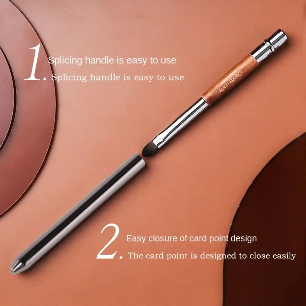 

Gloss Brush Lady Make Up Tool Women Beauty Metal Handle Makeup Brush Concealer Brush Lipstick Brush Cosmetic Brush Lip Brush