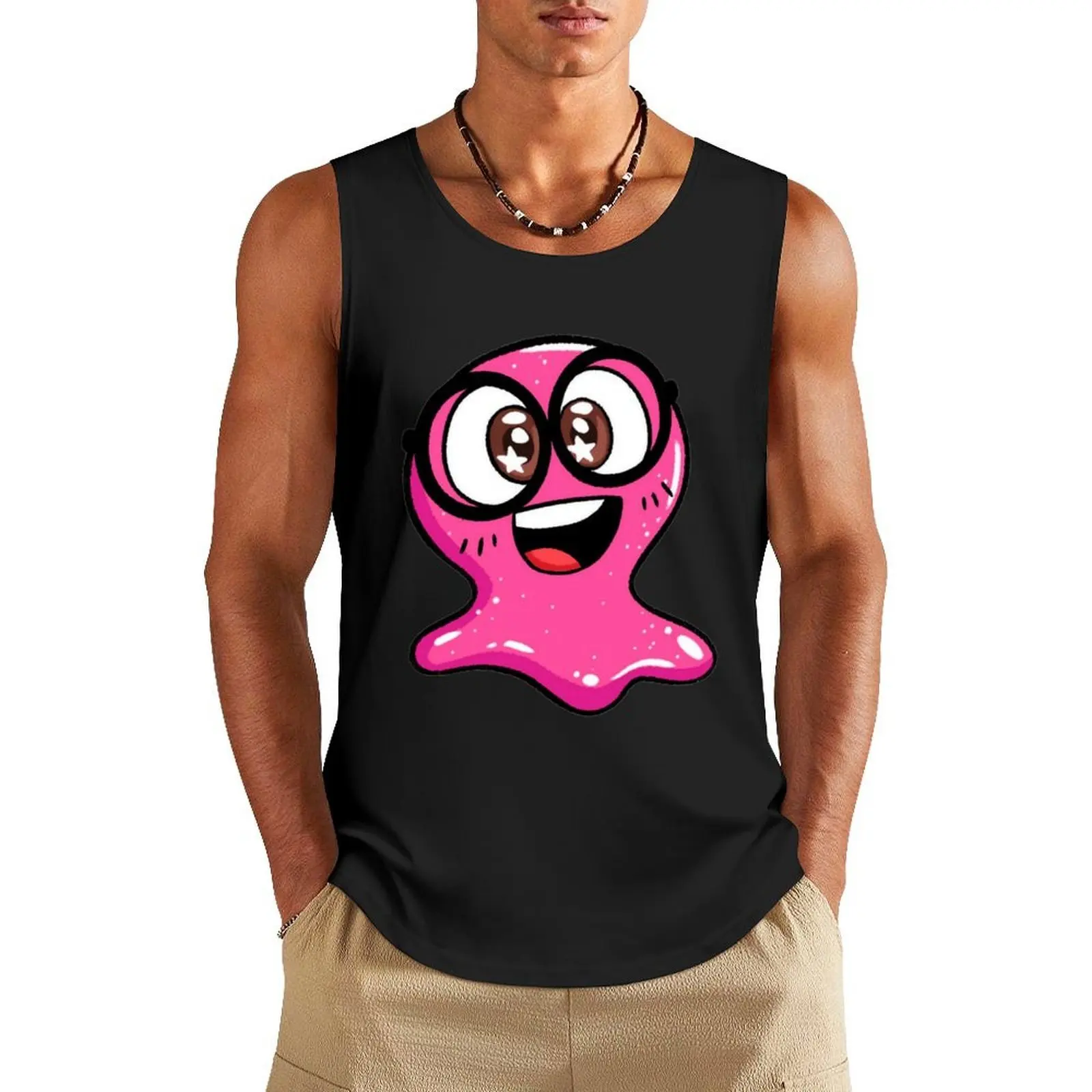 

slick slime sam funny Tank Top fashion 2025 man tops men gym Short sleeve