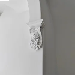 1 Pc PU polyurethane imitation plaster corbel support European door opening decoration mold elephant trunk roman column