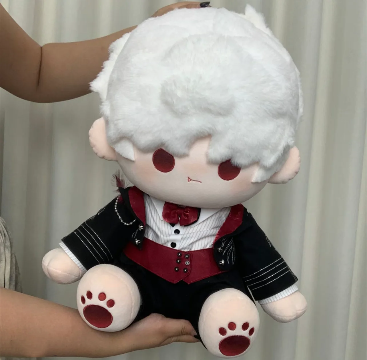 40cm roupas de boneca amor e espaço profundo sylus caleb xavier zayne rafayel roupas de casamento terno pelúcia plushies boneca anime brinquedo crianças