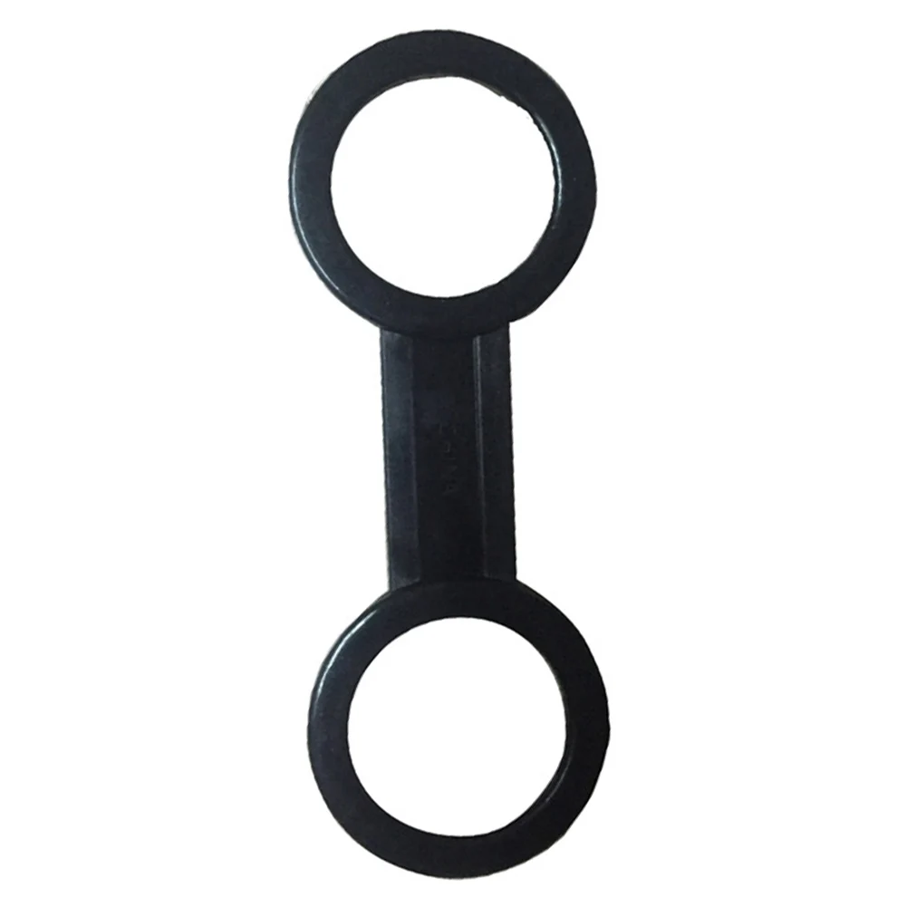 Suporte de tubo de mergulho, clipe retentor de silicone, alça de snorkel, 10cm de comprimento, suporte de mergulho totalmente seco, tubo de respiração de plástico