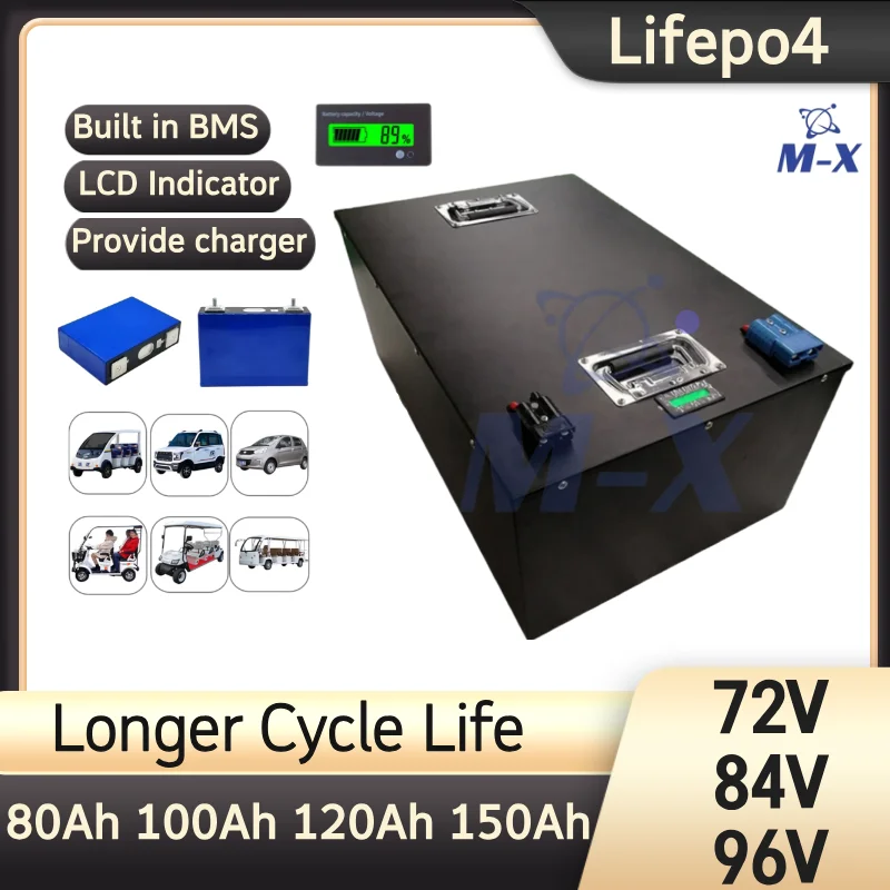 LIFEPO4 Π°ΠΊΠΊΡΠΌΡΠ»ΡΡΠΎΡ 72 Π 84 Π 96 Π 100 ΠΡ 110 ΠΡ 120 ΠΡ 125 ΠΡ 130 ΠΡ ΠΆΠ΅Π»Π΅Π·ΠΎ-ΡΠΎΡΡΠ°ΡΠ½ΡΠΉ Π°ΠΊΠΊΡΠΌΡΠ»ΡΡΠΎΡ Ρ BMS Π΄Π»Ρ EV RV AGV Golf Cart LIFEPO4 Π°ΠΊΠΊΡΠΌΡΠ»ΡΡΠΎΡ 72 Π 84 Π 96 Π 100 ΠΡ 110 ΠΡ 120 ΠΡ 125 ΠΡ 130 ΠΡ ΠΆΠ΅Π»Π΅Π·ΠΎ-ΡΠΎΡΡΠ°ΡΠ½ΡΠΉ Π°ΠΊΠΊΡΠΌΡΠ»ΡΡΠΎΡ Ρ BMS Π΄Π»Ρ EV RV AGV Golf Cart