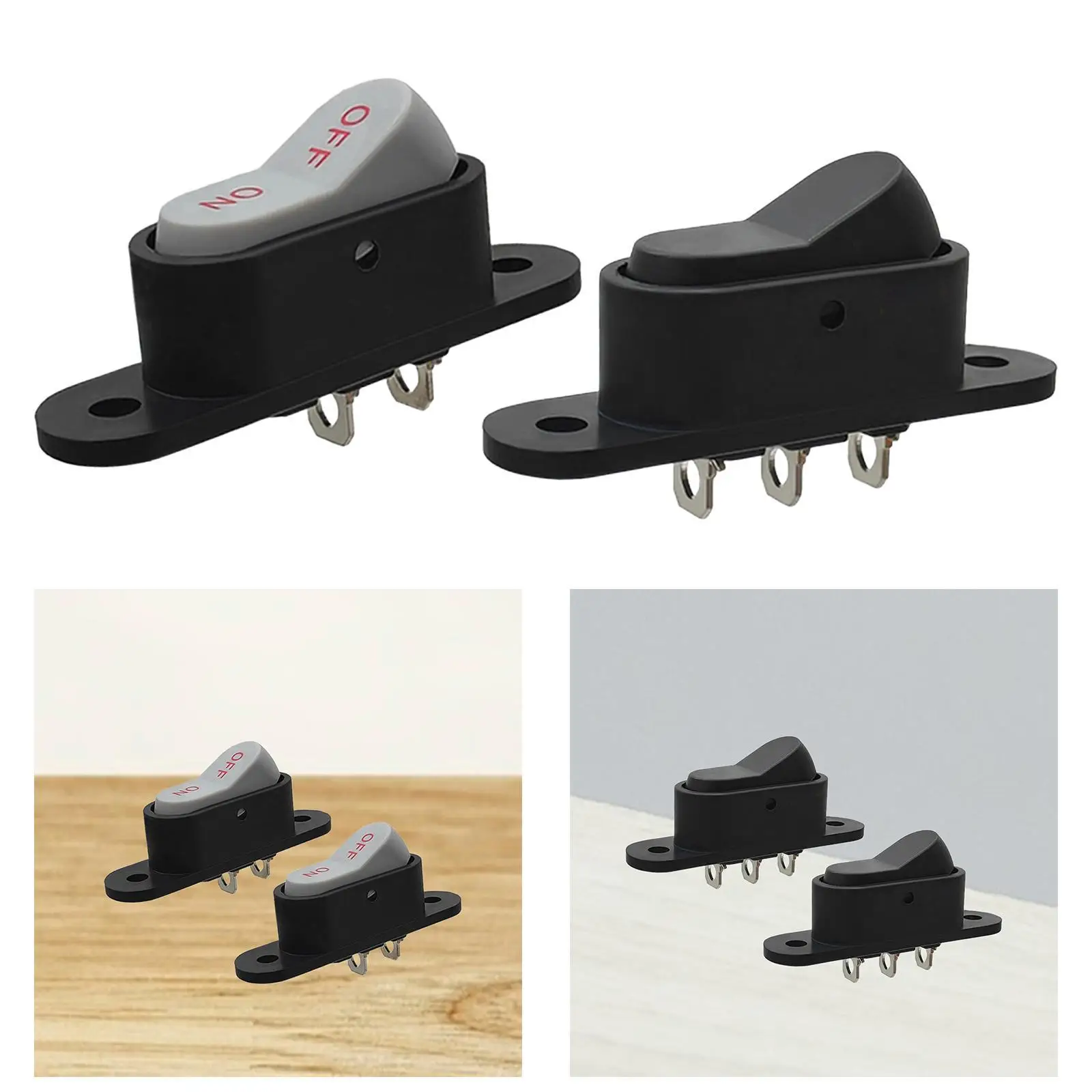 

2 Pieces Boats Rocker Switch on/Off Switch High Performance Versatile Easy to