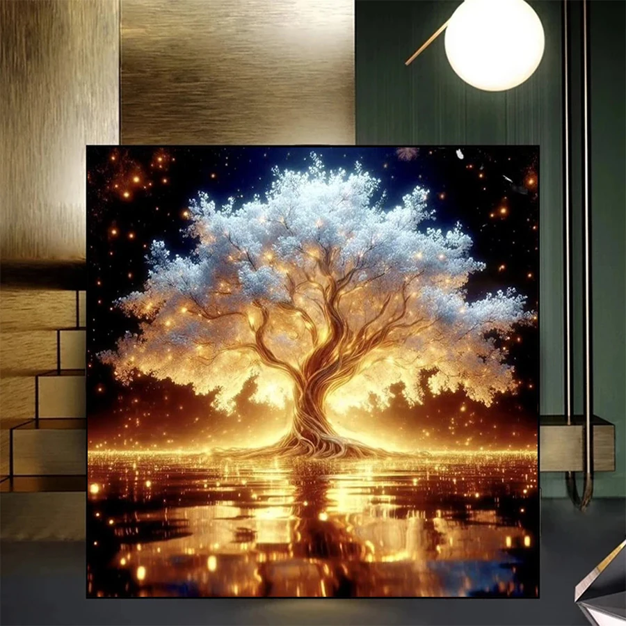 New 5D Diamond Painting Kit New Dream Art Tree of Life Diamond diy Embroidery Mosaic Adult Decoration Home Gift