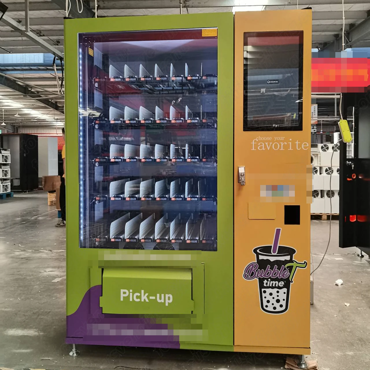 Bubble Tea Vending Machine Fully Automatic for Business Ice and Hot Coffee for Sale