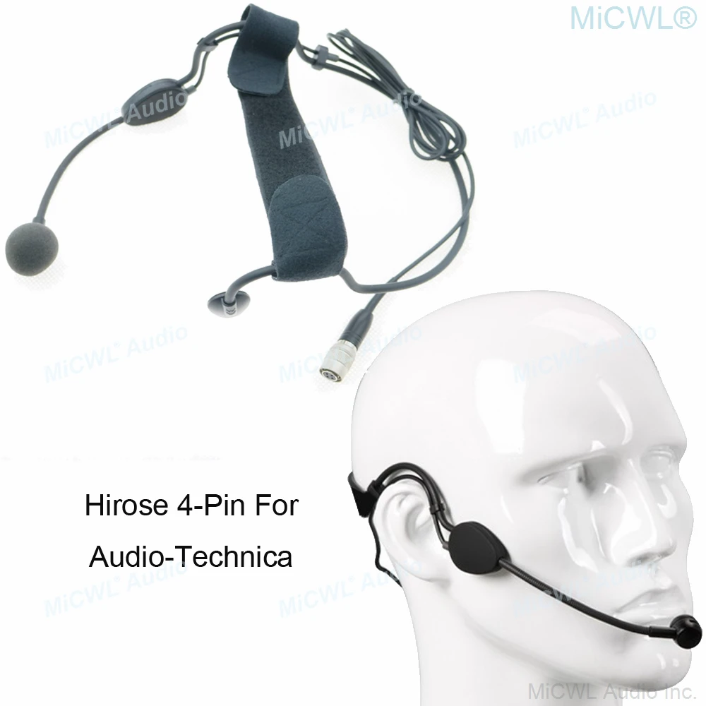 ME3-Audio New Cardioid Head Wear Headset Microphone For Audio-Technica Wireless BeltPack