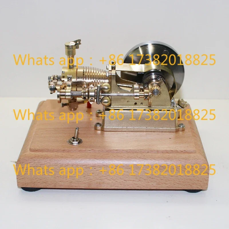 

Brass Four stroke Engine Model 4.5V Ignition Power M20 Engine Science Experiment Teaching Aids Engine Model Toy Gift