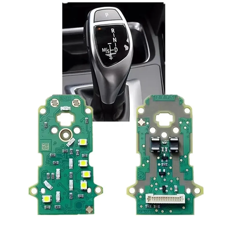 

A96E-Car LED Circuit Board Repair Gearbox Shift Knob Shifter Lever For BMW Sport Type 2013-2019