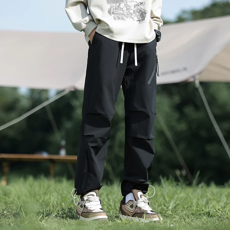 

Мужские рабочие брюки American Style: повседневные, ветрозащитные, для активного отдыха, весна-осень, новые, свободные, прямого кроя, модные