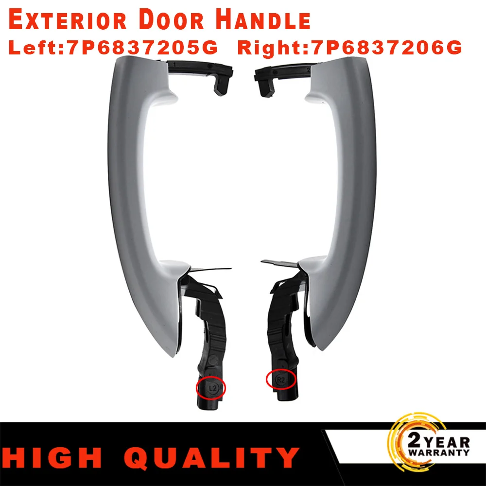 

Left Right Side Exterior Door Handle 7P6837205G 7P6837206G For Volkswagen Touareg 2011-2017 7P6837205D 7P6837206D