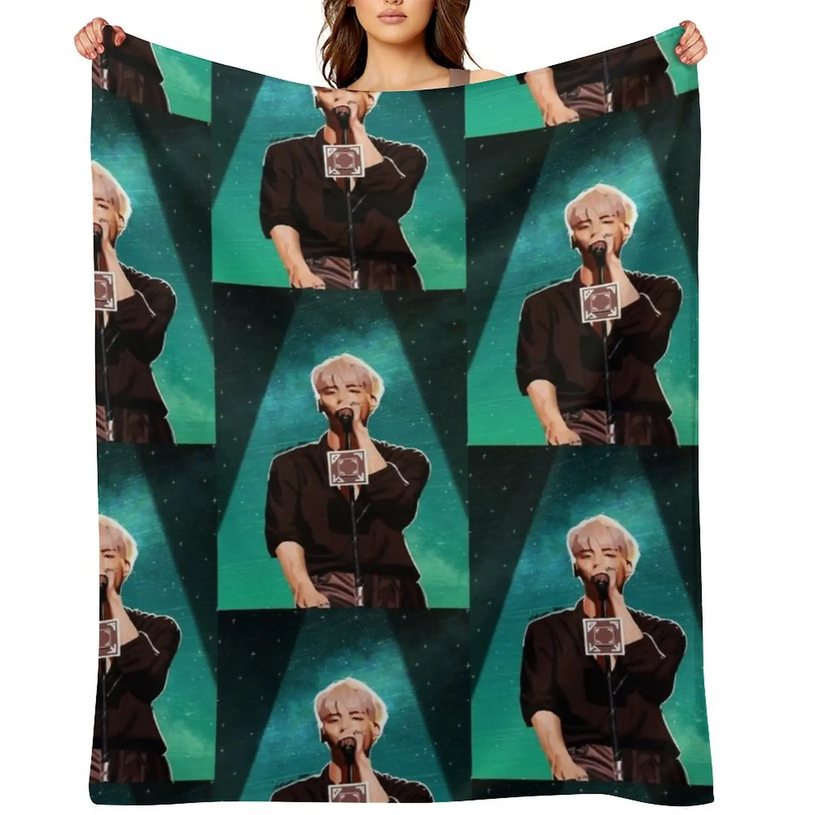 

Shinee Jonghyun Throw Blanket For Decorative Sofa Decorative Sofa Flannel Baby Blankets
