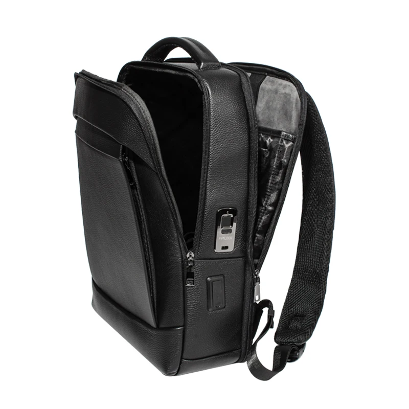Fingerprint Lock Men Backpack Business  Laptop Rucksack Anti-theft Large Capacity Men Travel Bags New