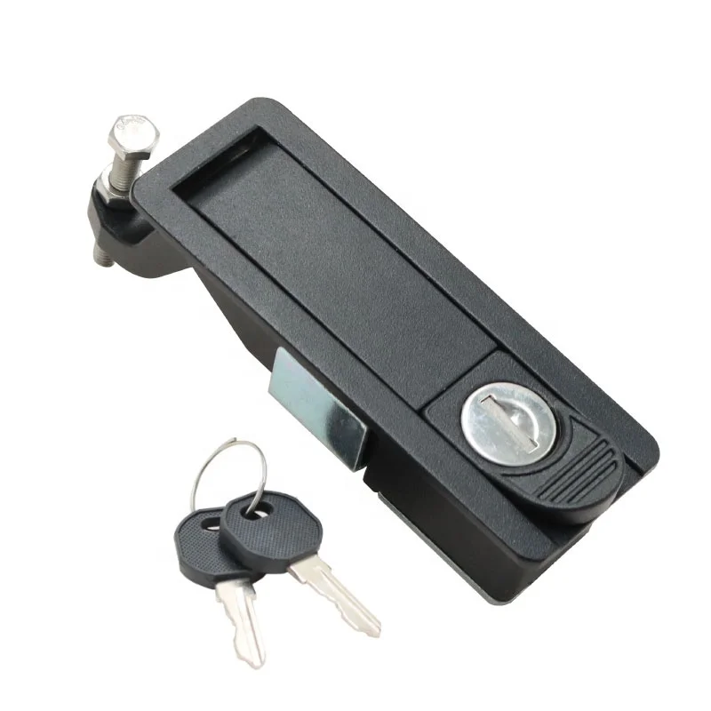 Zinc Alloy T-shaped Steering Wheel Lock Compression Lever Latch Electric Equipment Push Button Slam Trigger Flush Sealed Lever