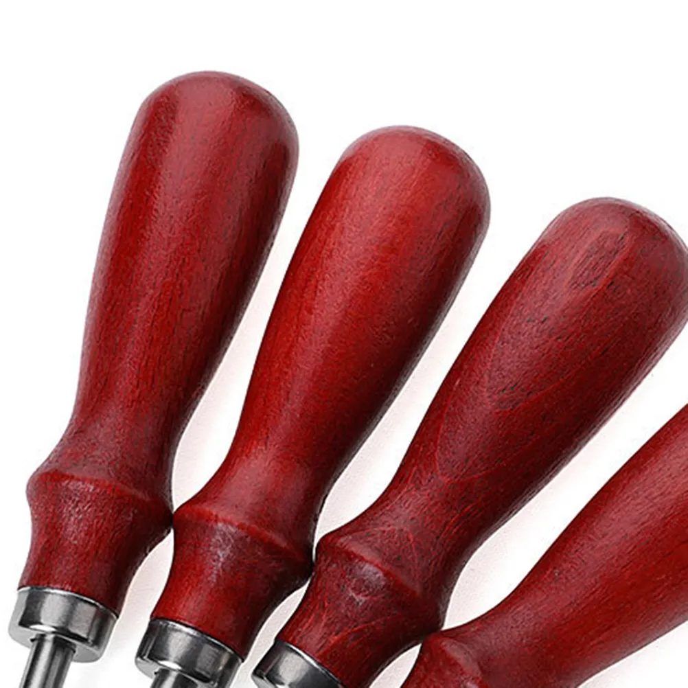 

3Pcs Beveler Set Stainless Steel Cutting Edge with Beech Wood Handle 1Mm 1.2mm 1.5mm for Craft Professionals