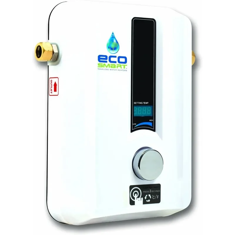 EcoSmart-calentador de agua eléctrico sin depósito ECO 8, 8 kW, cantidad 1,12x8x4