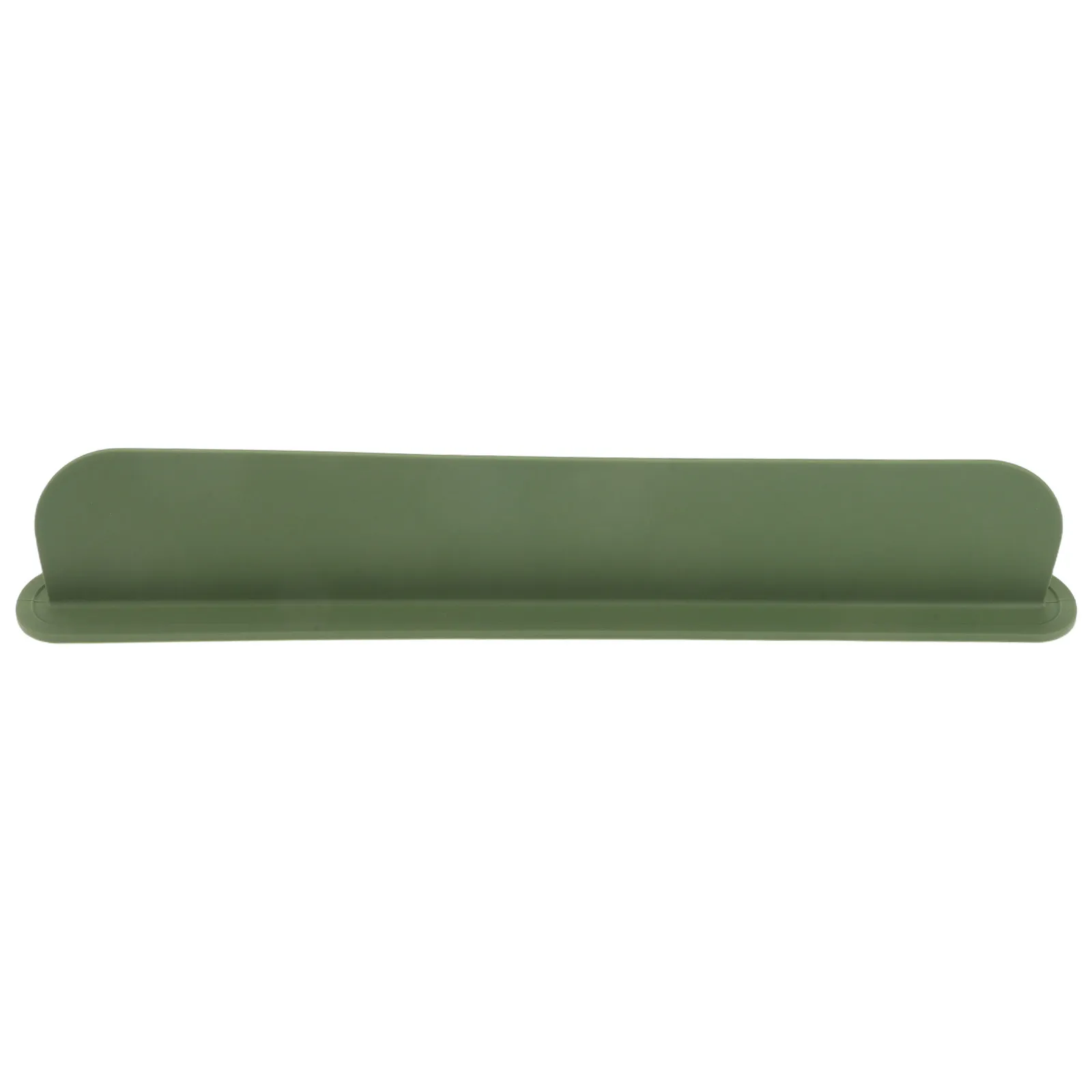 Kitchen Sink Silicone Splash Guard Olive Green Flexible Edge Protector Splash Shield Stop Water Spill on Countertop